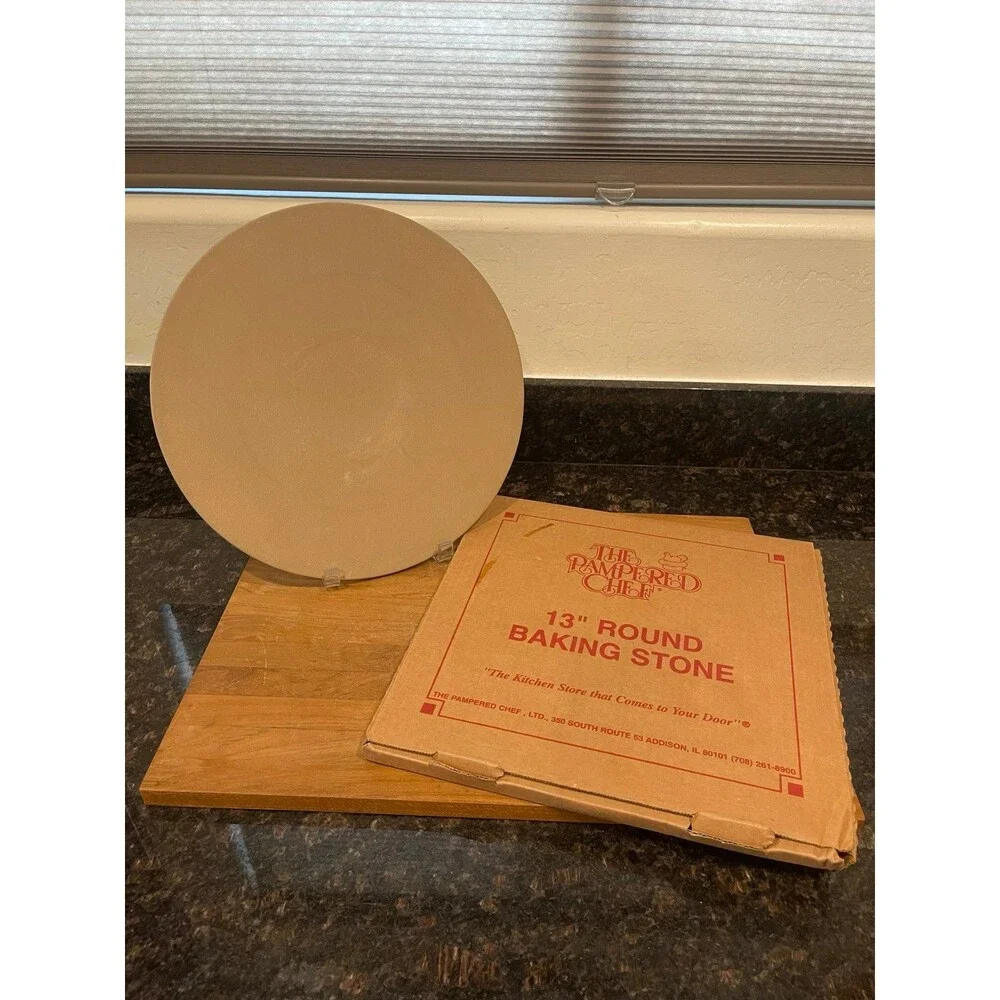Pampered Chef Pizza Stone 13